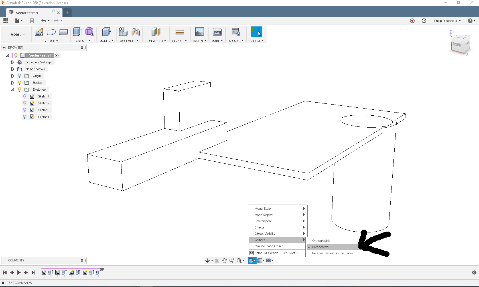 Beautiful Drawing off of imported sketches in fusion 360 for Girls