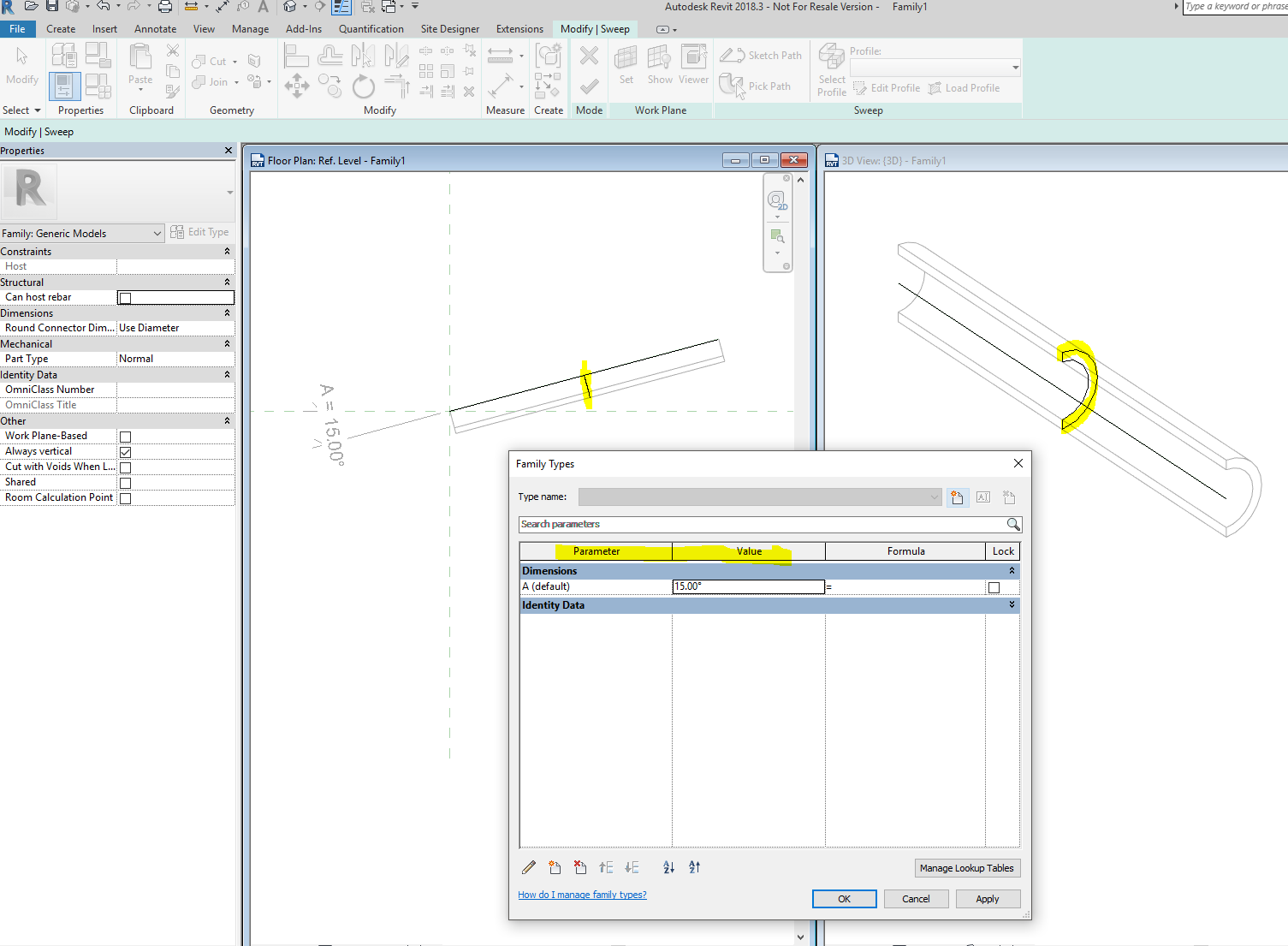 Revit Roof Edits Increasing The Overhang Revit Architecture Autodesk Revit Roof