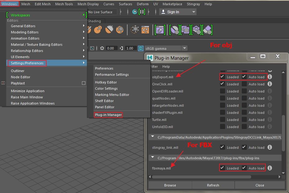 Solved Can T Export To Fbx All Of A Sudden Autodesk Community Maya Lt