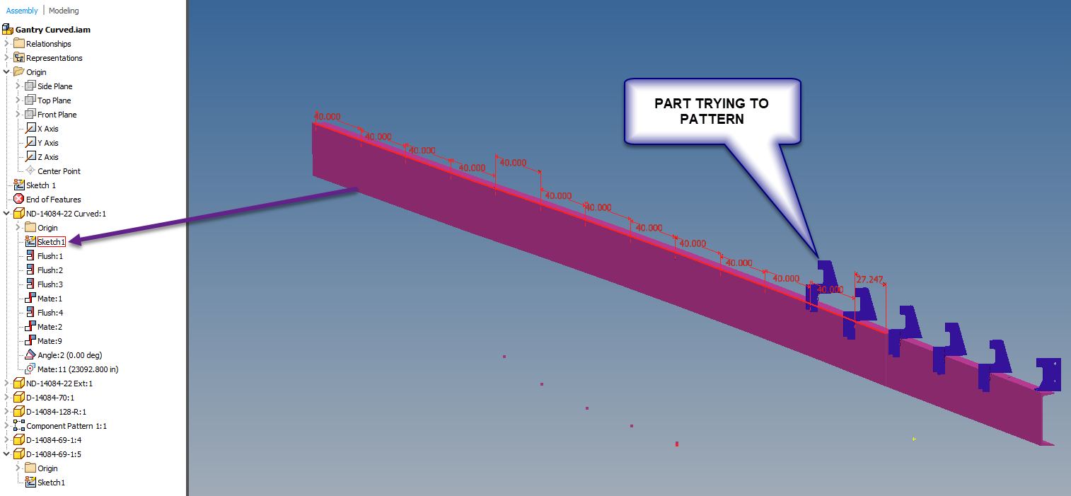 Solved: Component Patterning along a curve. - Autodesk Community
