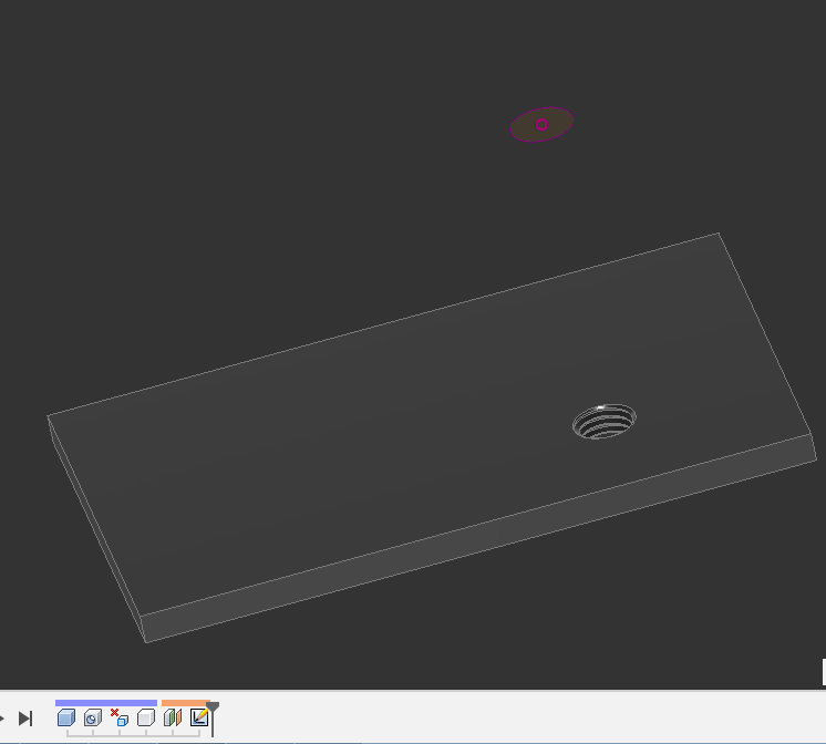 Solved: Projecting a threaded hole to a surface? - Autodesk Community