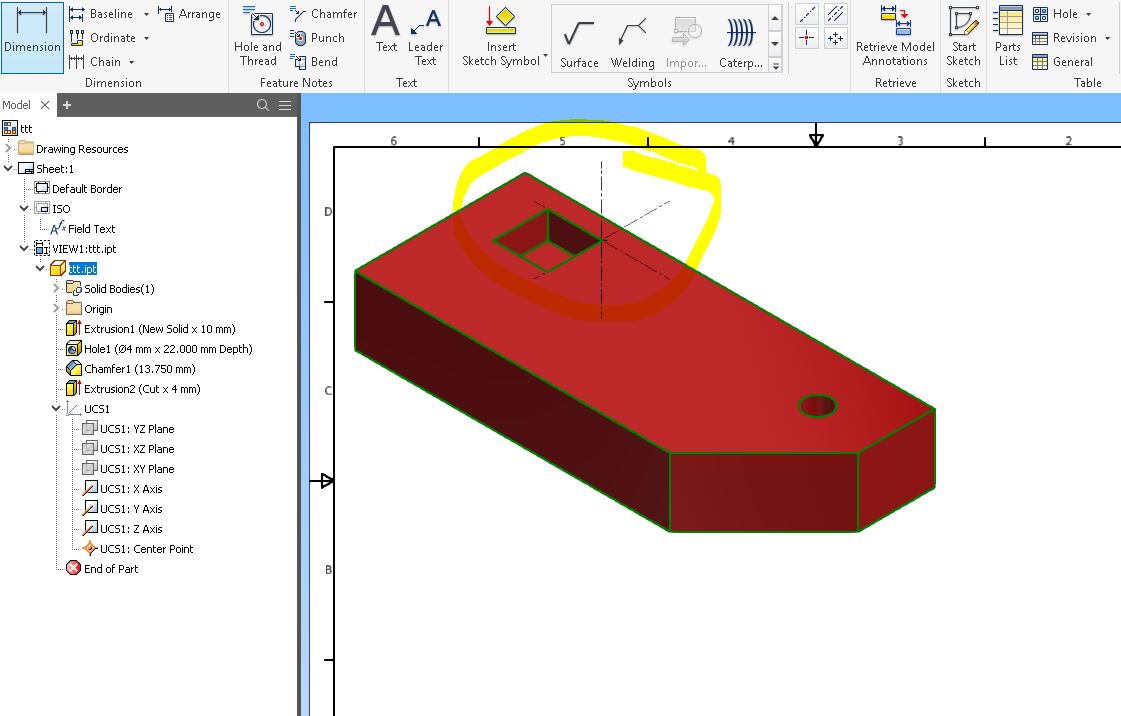 Add work feature to drawing - Autodesk Community