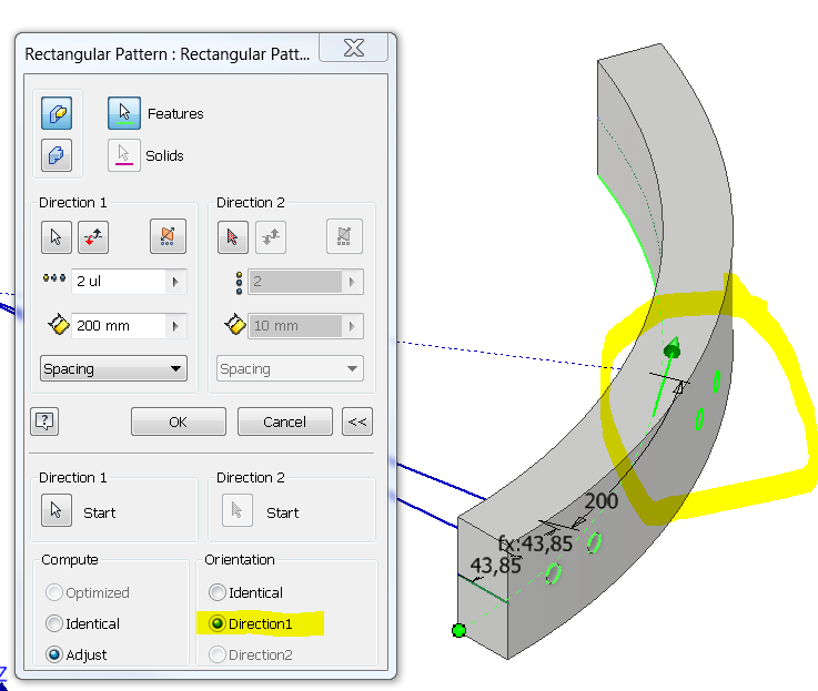 Solved: Rectangular vs Angular Patterns - Autodesk Community