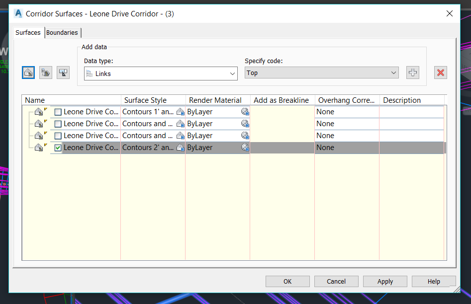 Solved: Empty Corridor Surface - Autodesk Community