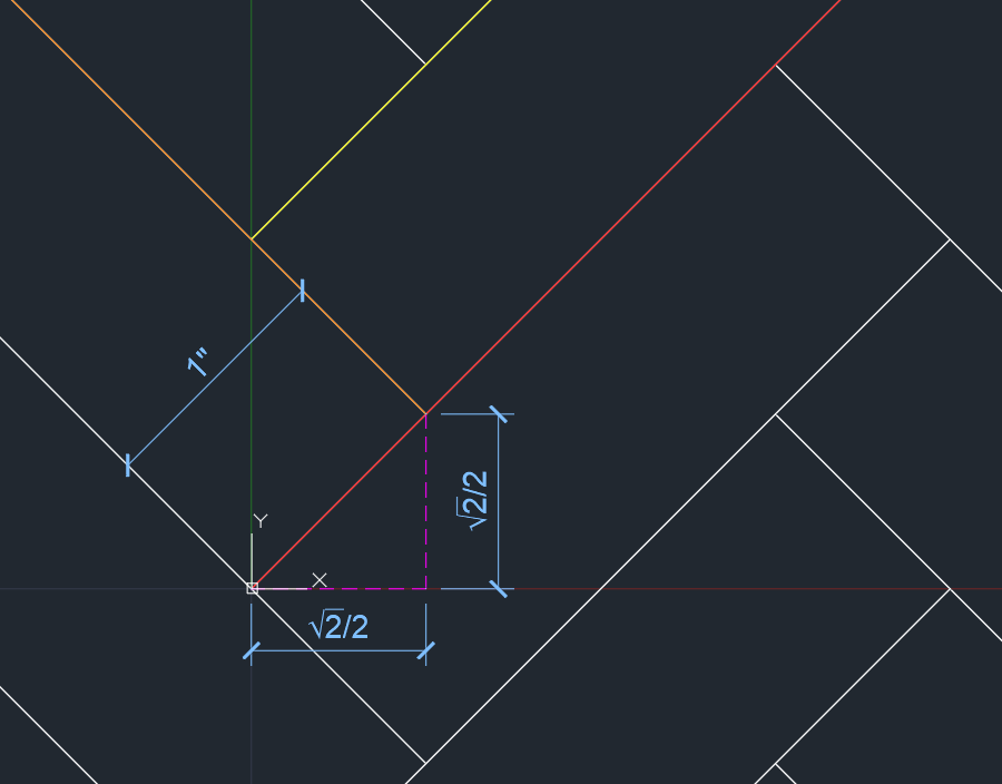 6x48 Herringbone Hatch Pattern