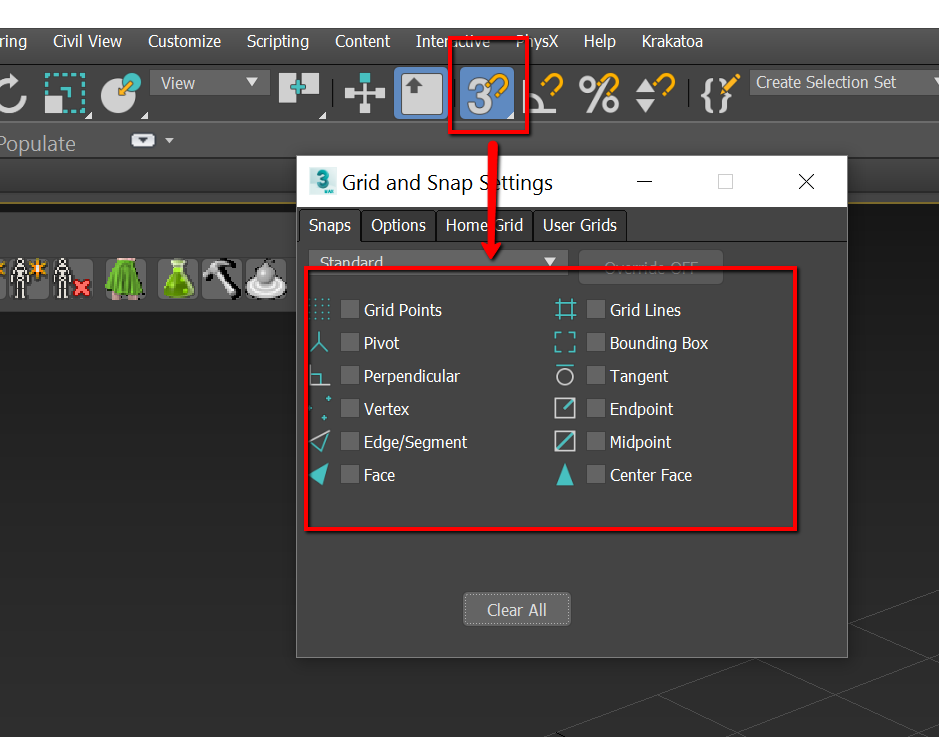 3Ds Max 2018 Cut tool only snapping to vertices despite vertex snap being  disabl - Autodesk Community - 3ds Max