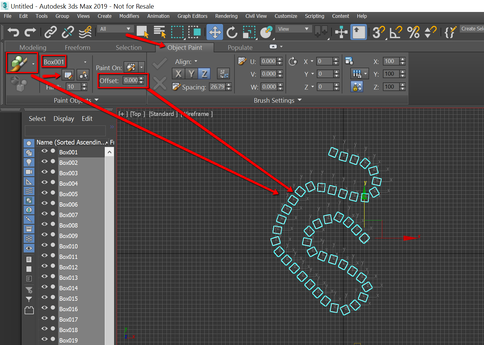 Solved: I need to align random objects on a path or plan - Autodesk  Community - 3ds Max