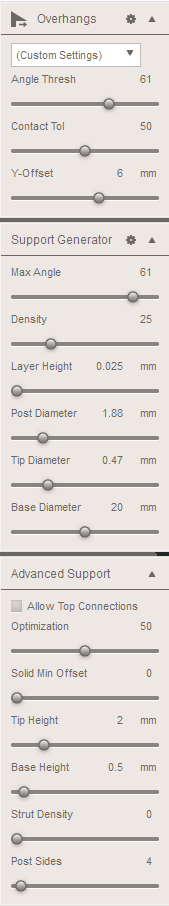 Solved: How do we save custom support settings? - Autodesk Community