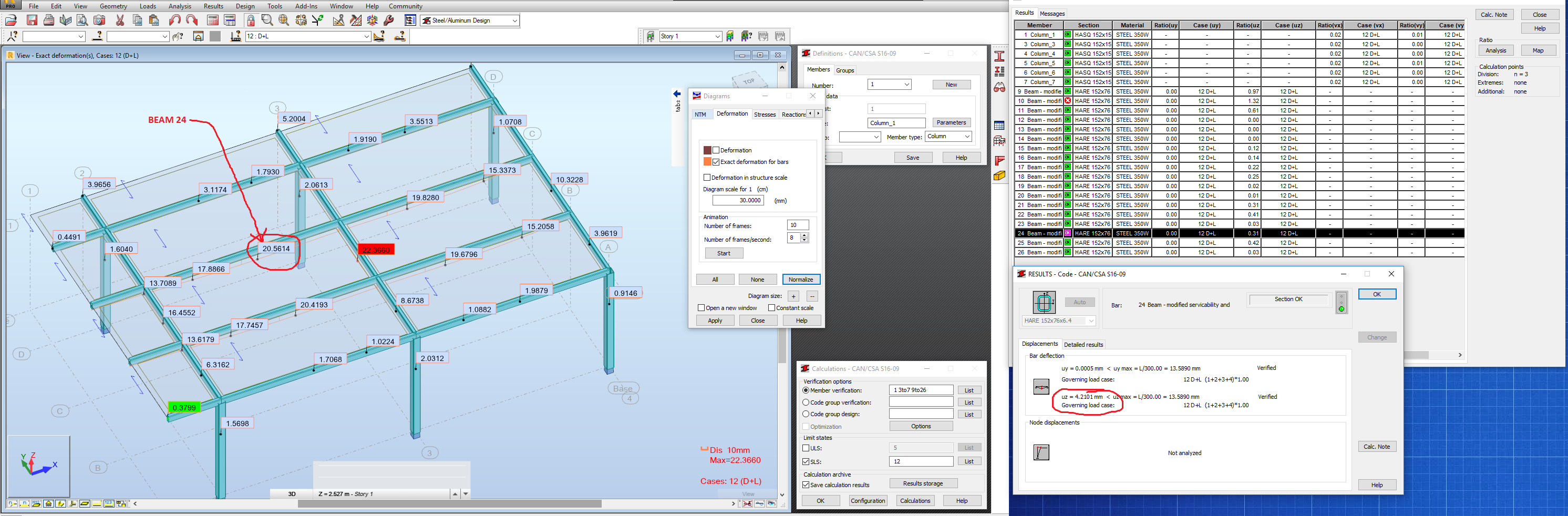 Solved Understanding allowable bar deflections Autodesk Community