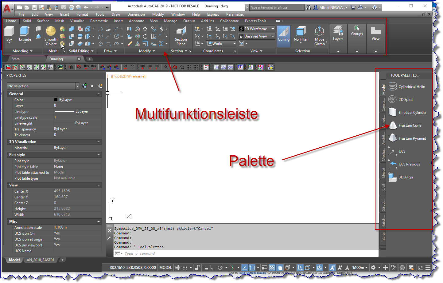 Gelöst: statuszeile sichtbarmachen bei Autocad 2018 + werkzeugkästen links  anzeigen - Autodesk Community - International Forums