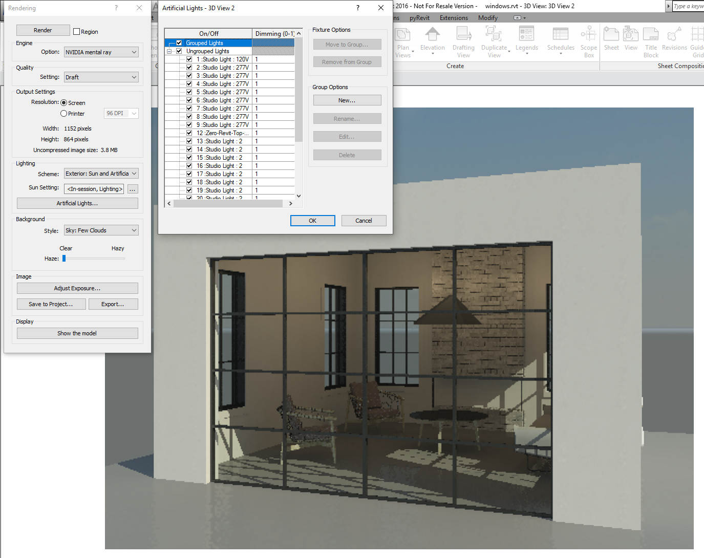 Artificial Lights not working - Autodesk Community - Revit Products