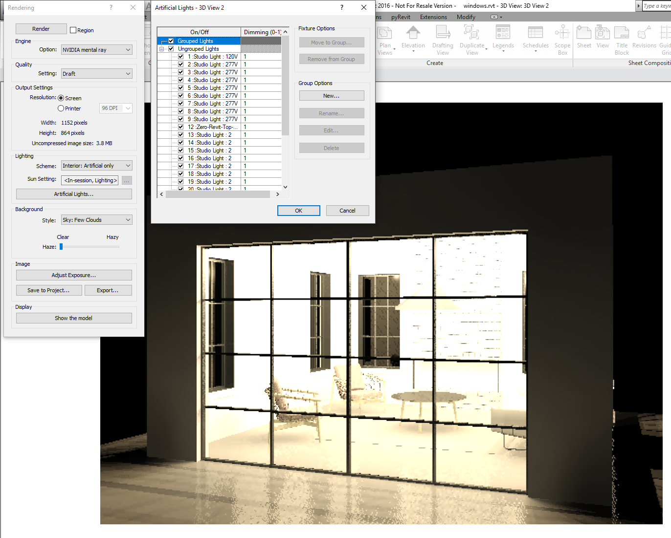 Artificial Lights not working - Autodesk Community - Revit Products