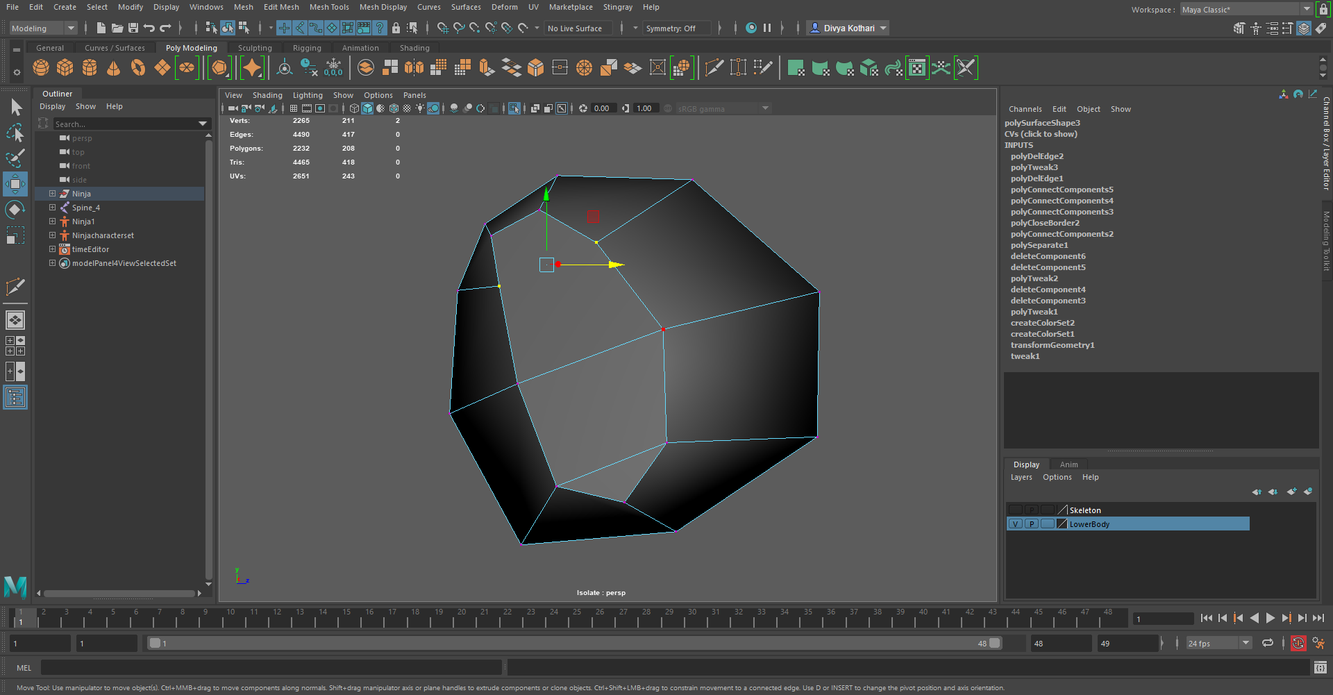 Blender Create Edge Between 2 Vertices