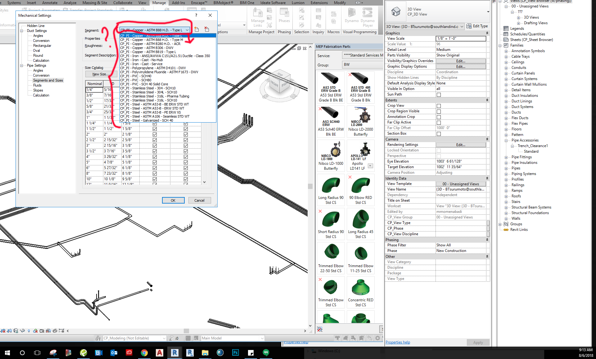 Solved Changing plumbing fixture materials for rendering on Revit