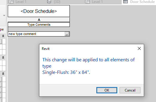 Solved: Can't edit Type Comments in schedule view - Autodesk Community