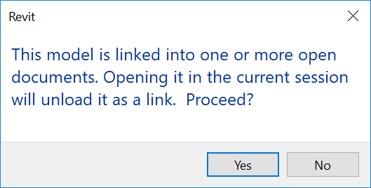 Solved: Open Linked Model in same session - Autodesk Community