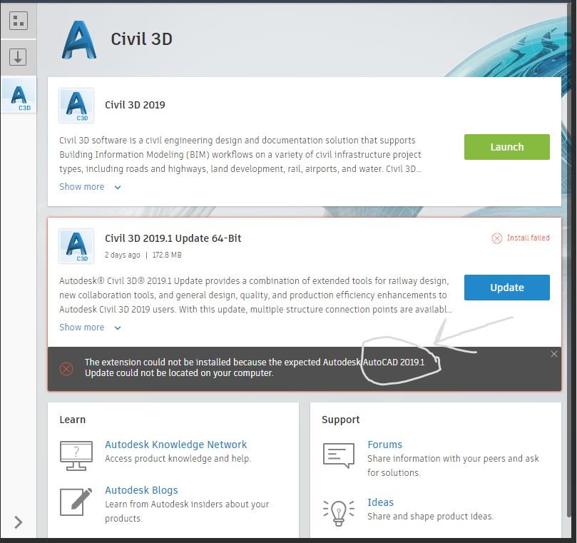 Solved: Update 2019.1 Install Failed - Autodesk Community