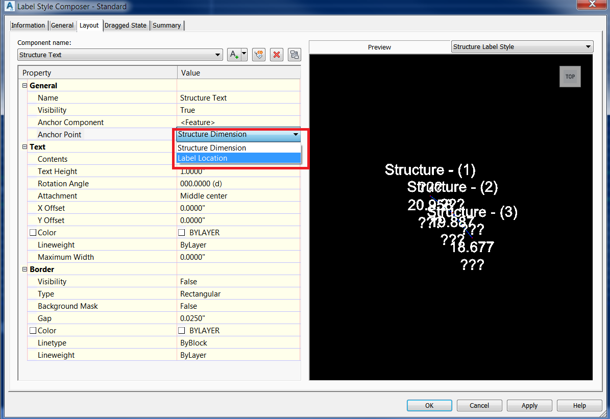 Solved: Structures in profile not allowing for labels - Autodesk Community