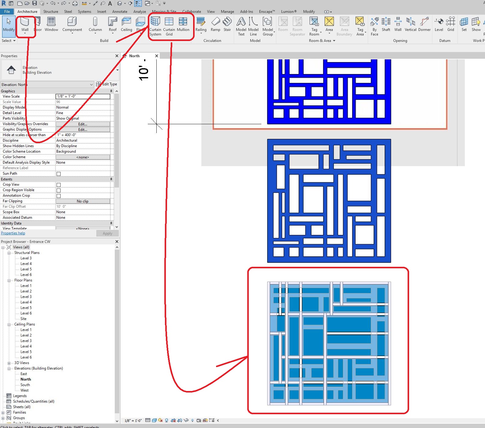 Solved: Main elevation drawing - Autodesk Community