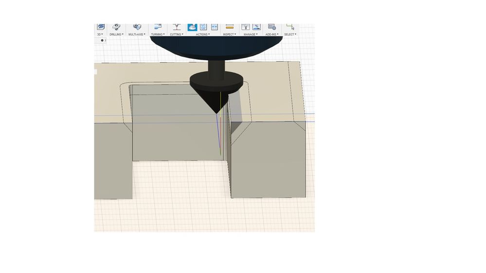 2D chamfer tip offset, offsets into part? - Autodesk Community - Fusion