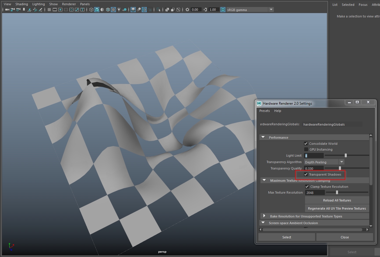 SSAO in Viewport 2.0 should support alpha channel transparency ...