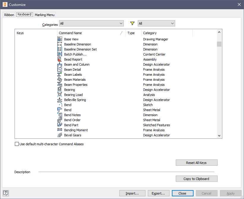 Update: Customizable Keyboard Shortcuts - Autodesk Community