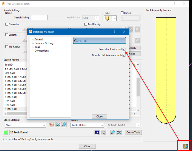 Solved: 2019 powermill tool database not functioning correctly ...