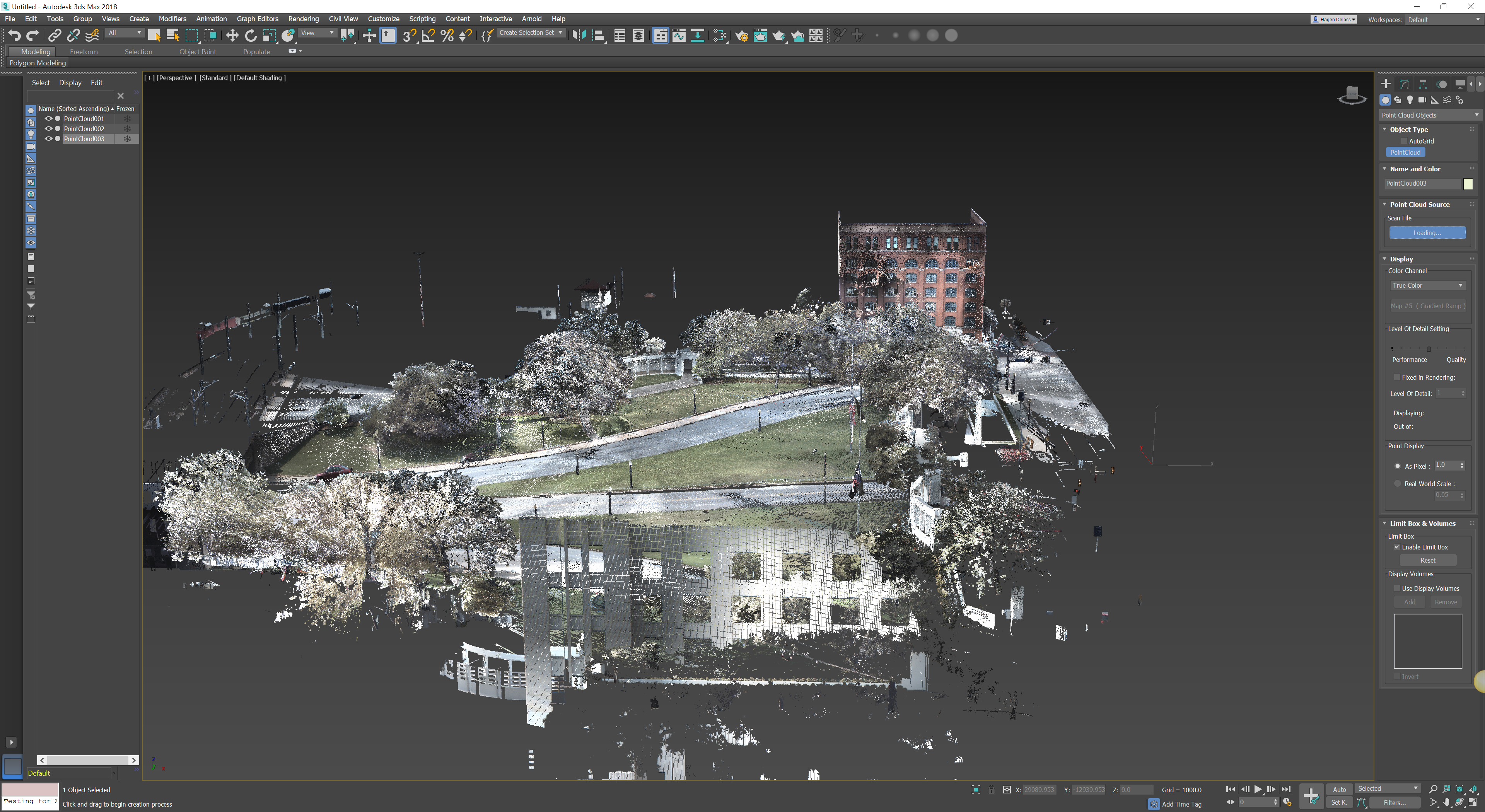 Solved: How to convert a point cloud a 3DS Max format? - - 3ds Max