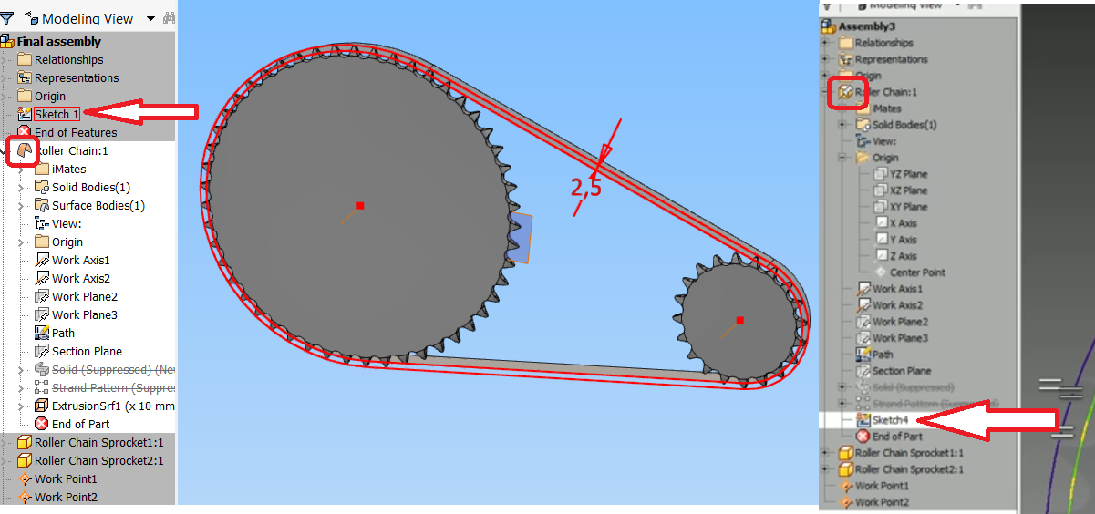 Solved: extruding surface in an assembly - Autodesk Community