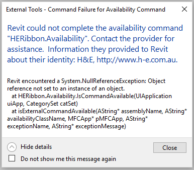 Solved: IsCommandAvailable causes nullref exception - Autodesk Community
