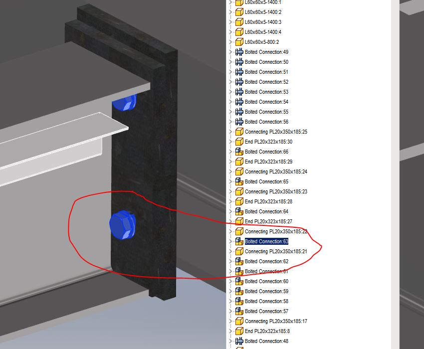 Bolted connection loses association with design tool - Autodesk Community