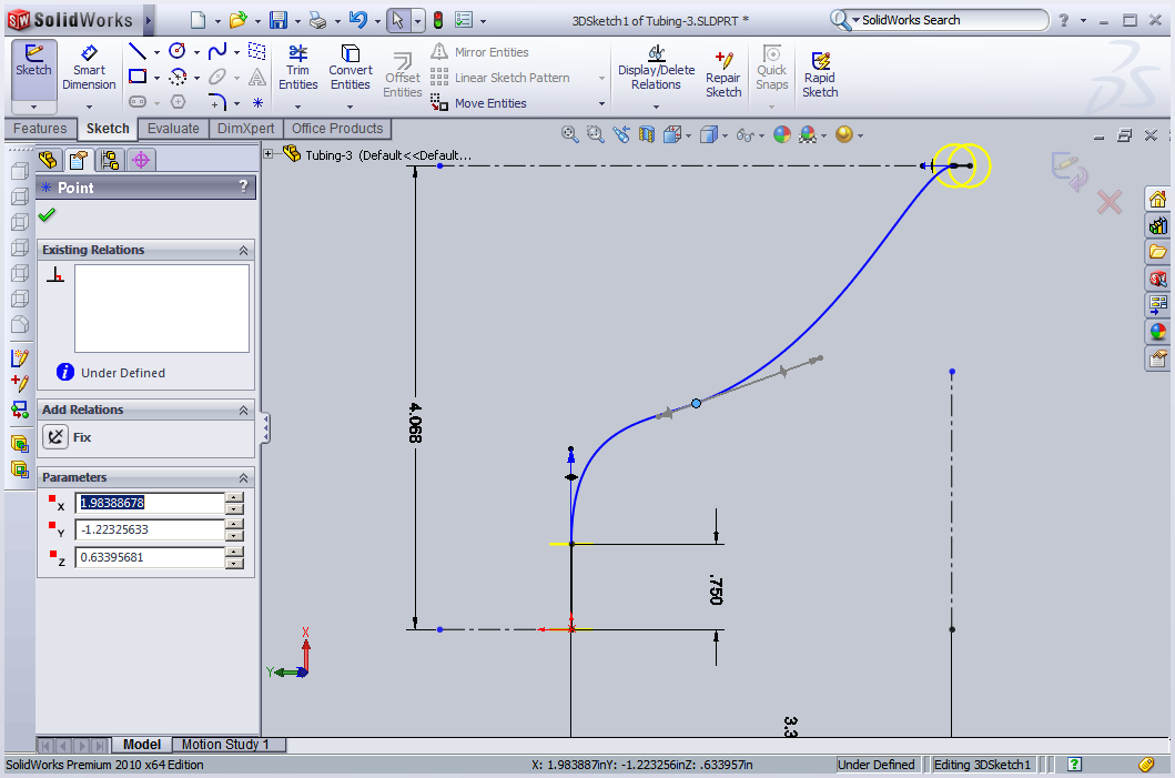 Editing and manipulating a 3D spline Autodesk Community