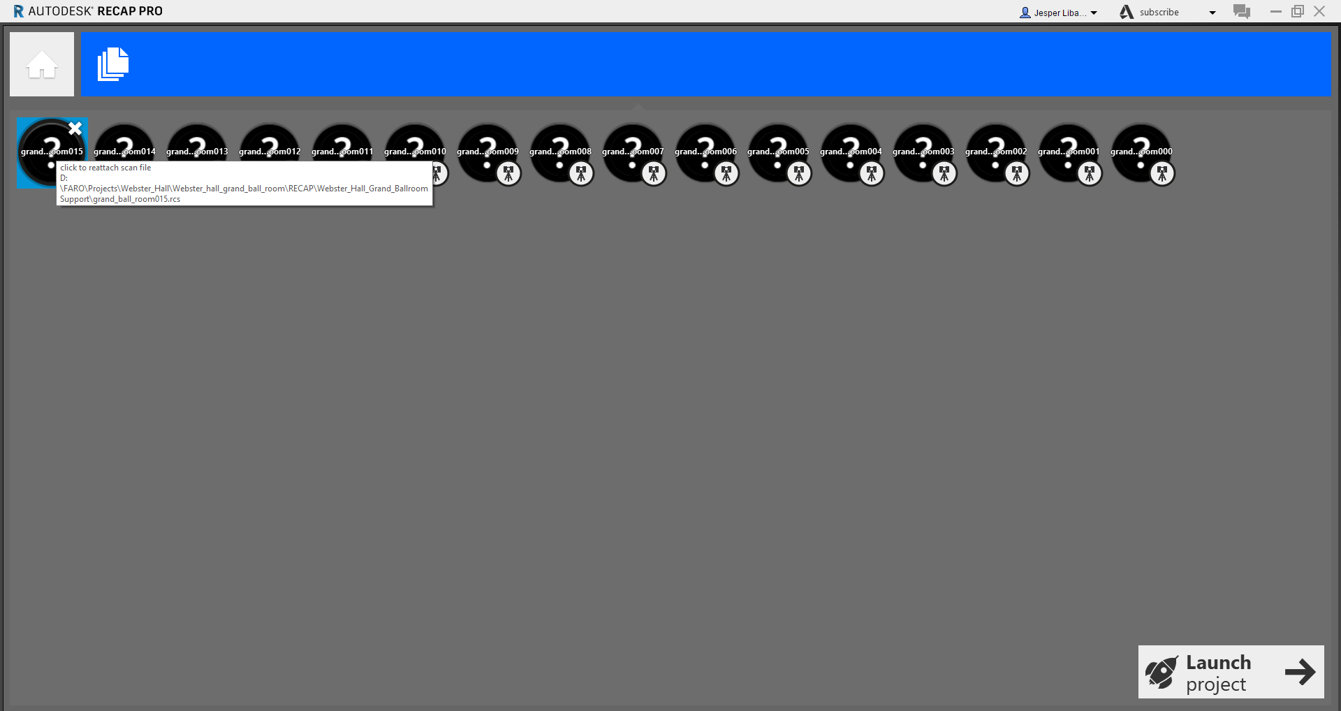Getting an error message: ER0000 when trying to open ReCap Pro publish ...