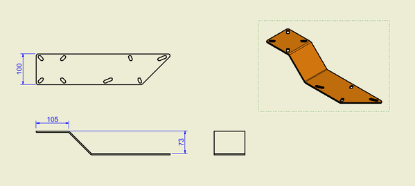 Solved Sheet Metal Doesn T Work If The Faces Of Two Flanges Touch Autodesk Community Inventor