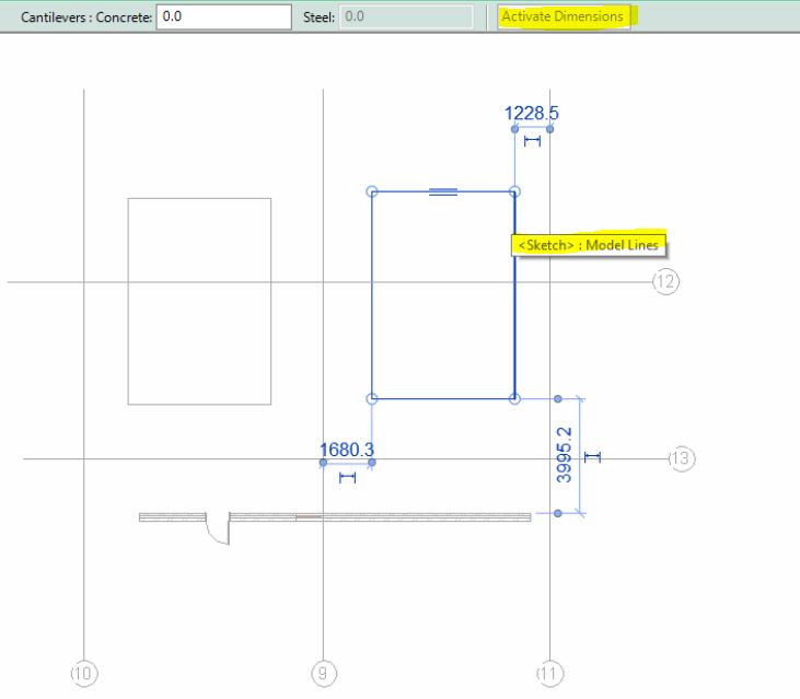 temporary dimension locations - Autodesk Community