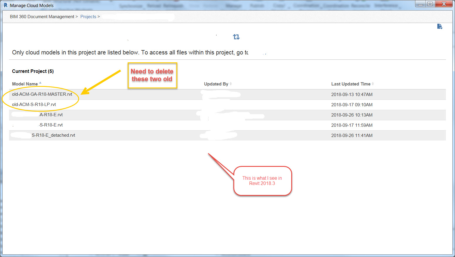 Solved: Cannot delete a model - Autodesk Community