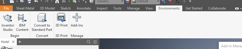 Solved: Can't find simulation button in Inventor 2019 (Free Trial ...