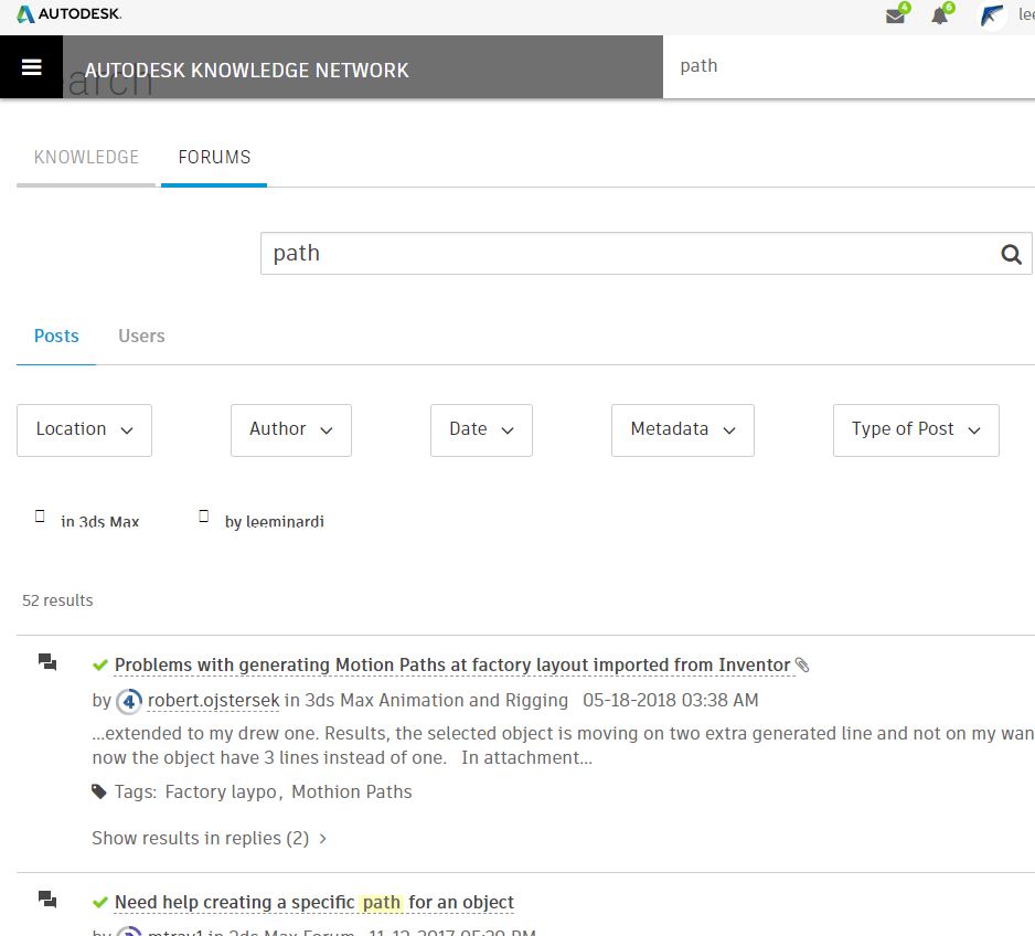 Solved: why cant I easily find my own posts? - Autodesk Community