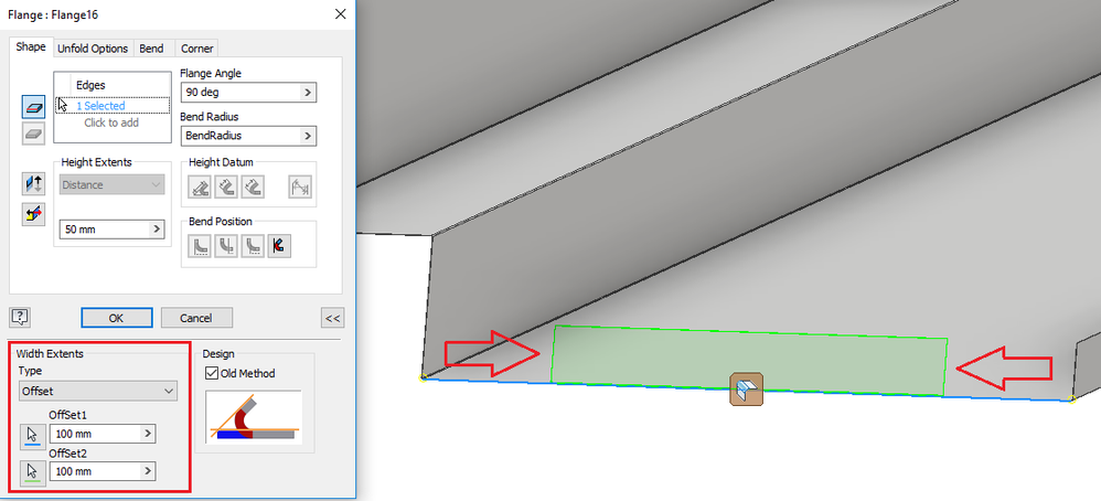 Sheet Metal Flanges Being On The Same Plane Different Lengths Autodesk Community Inventor