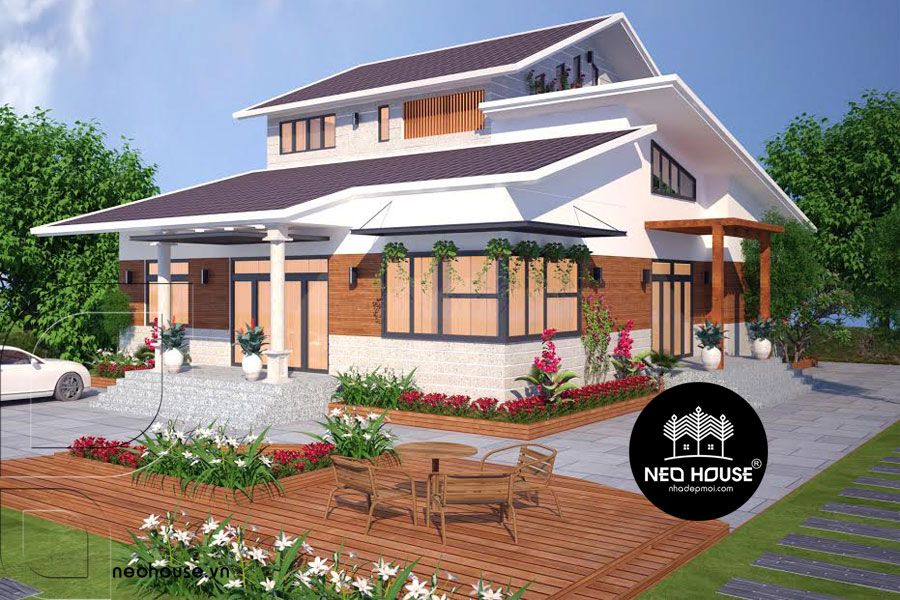 Full Trọn Bộ Thiết Kế Kiến Trúc+Nội Thất Biệt Thự Vườn