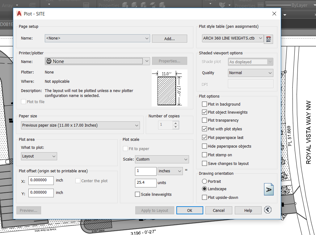 Line Weights do not correspond with Plot Style Table when plotting ...