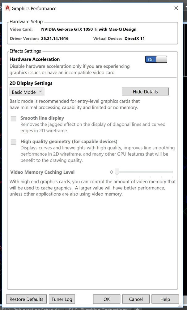 Intel/Nvidia GPU AutoCAD usage incorrect (2019) - Autodesk Community -  AutoCAD LT