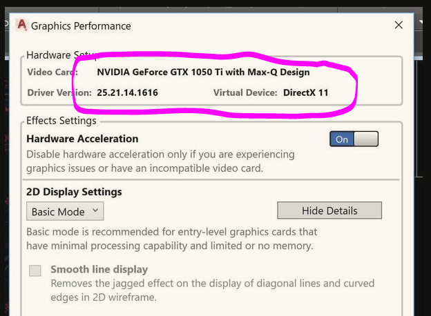 Intel/Nvidia GPU AutoCAD usage incorrect (2019) - Autodesk Community -  AutoCAD LT