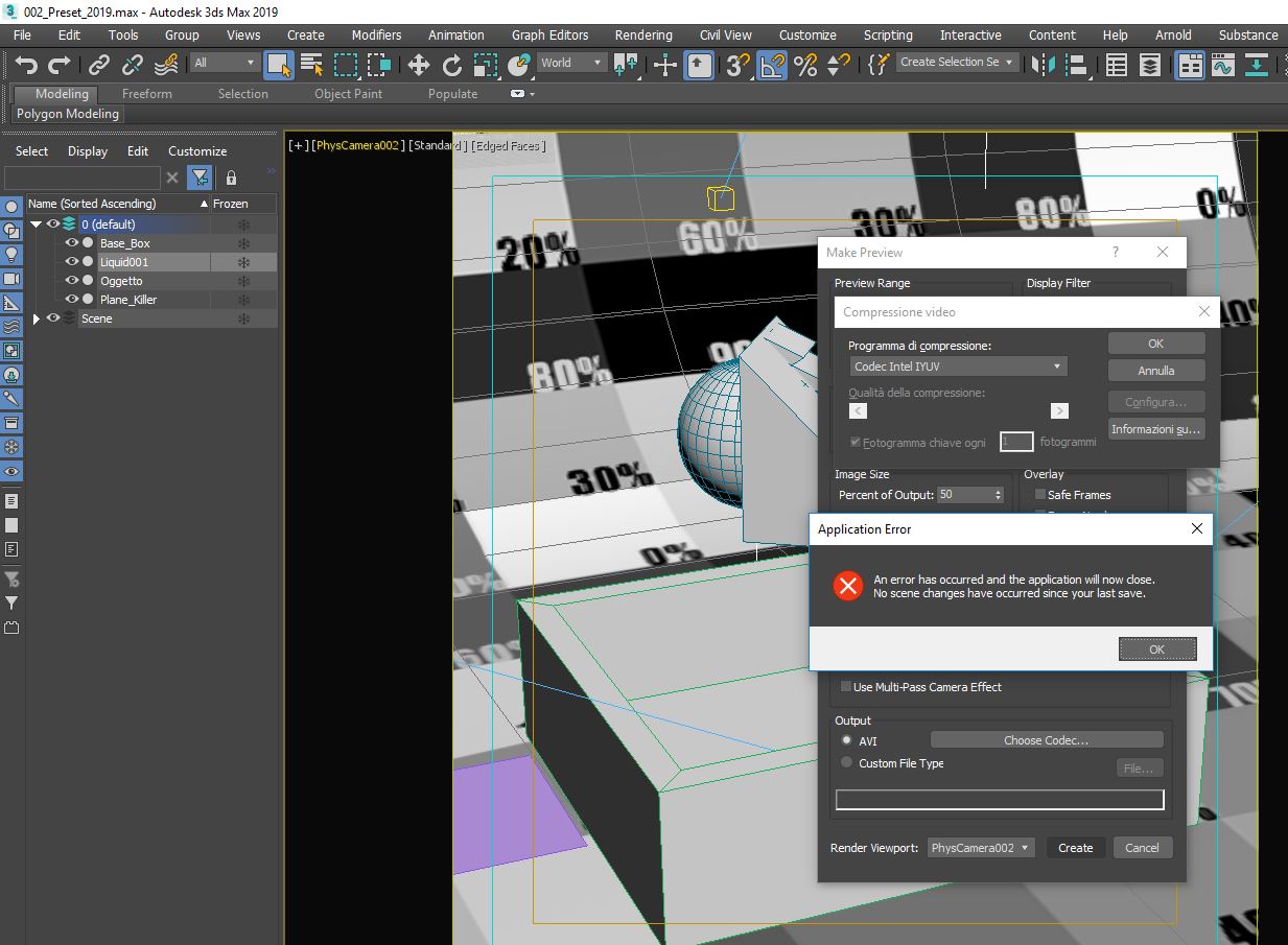 Solved: Create preview animation - 3ds Max 2017 - CRASH - Autodesk  Community - 3ds Max