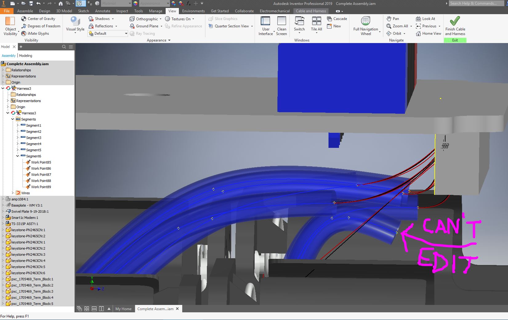 Cannot edit segment work points - Autodesk Community