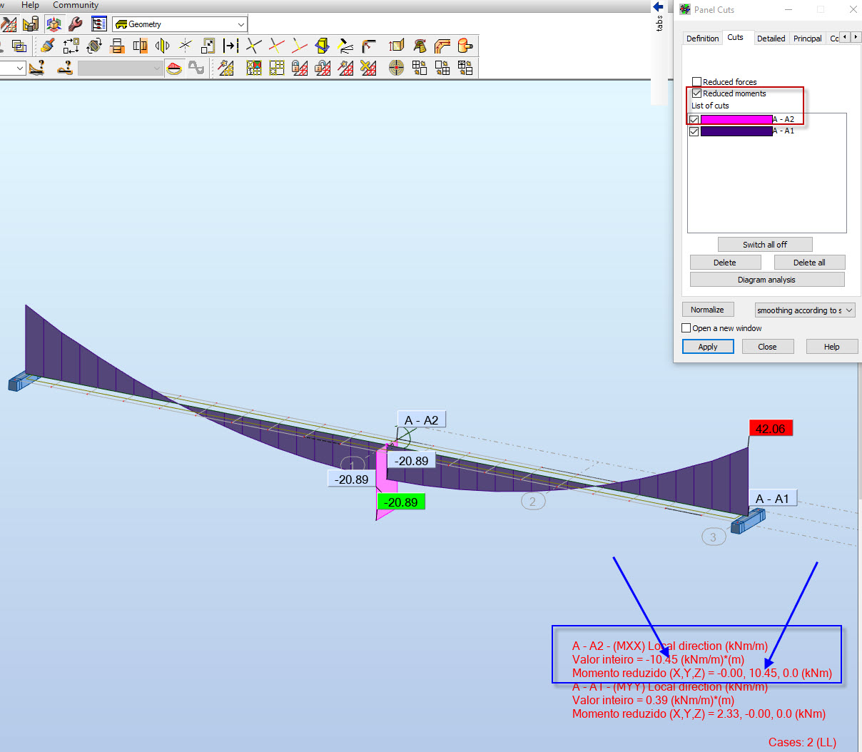 Solved: Moments do not match hand calculations - Autodesk Community