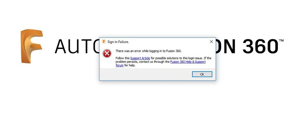Fusion 360 sign in failure.JPG