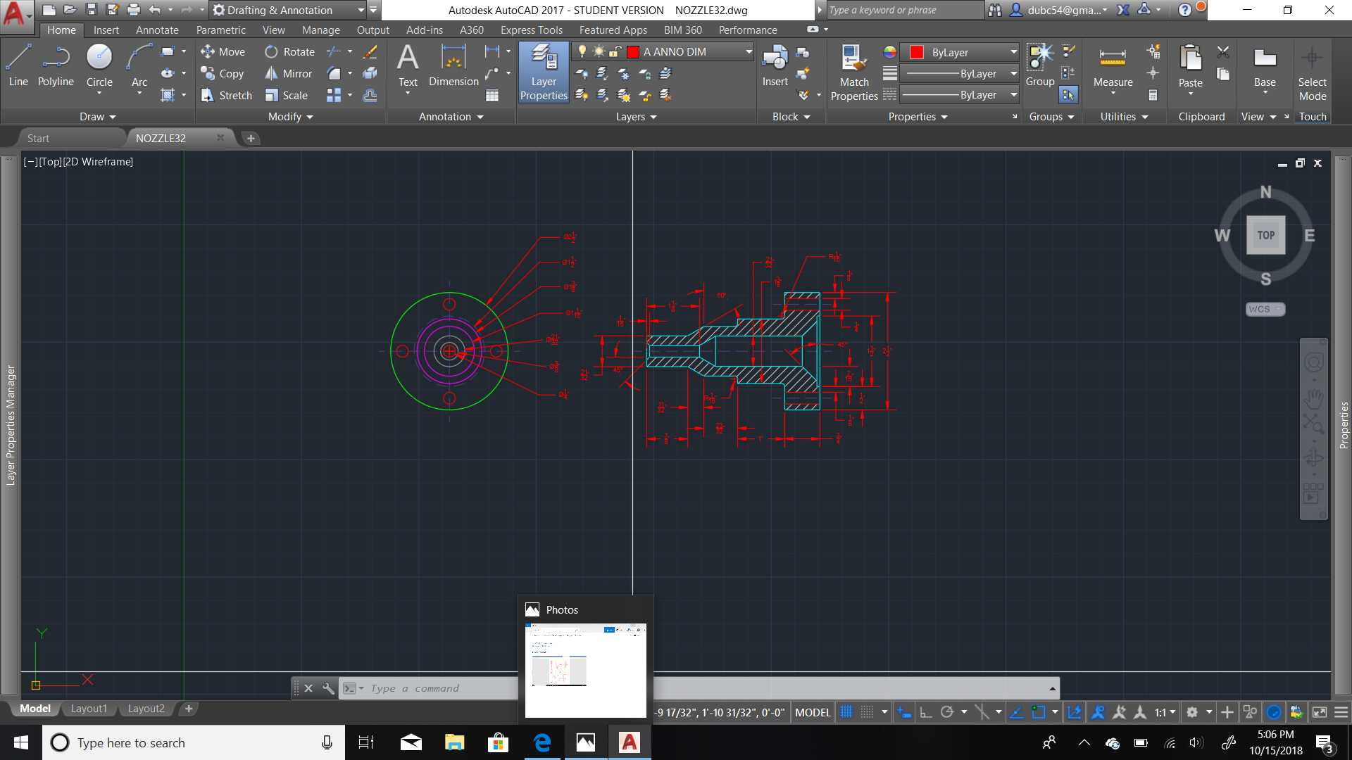 how do I add an axonometric view to a 2 dimensional drawing ...