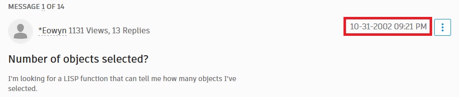 Number of objects selected? - Autodesk Community - AutoCAD