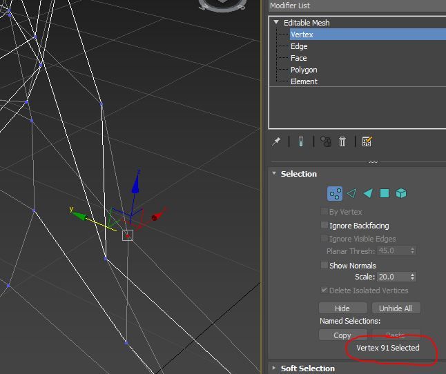 Selecting animated vertex's in the Curve editor, and in viewport - Autodesk  Community - 3ds Max